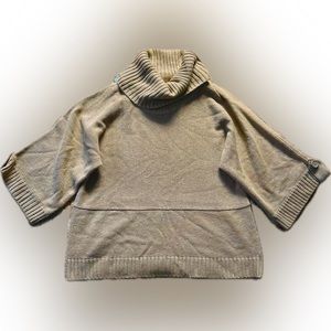 APT. 9 Turtle Neck Sweater LIGHT CAFE BROWN